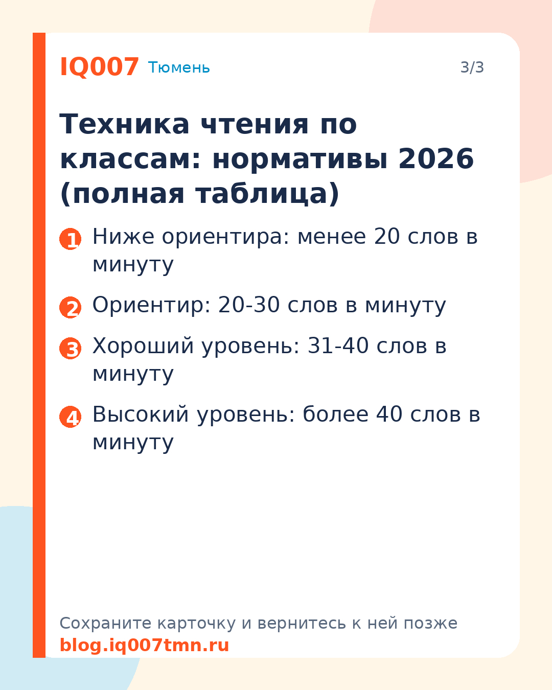 Техника чтения 1-4 класс: нормативы 2026 по ФГОС (таблица): Техника чтения по классам: нормативы 2026 (полная таблица)